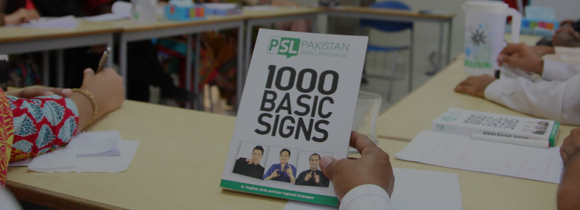 Pakistan Sign Language Background